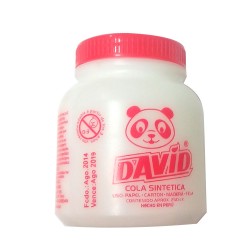 Cola sintética frasco x 250 gr unidad David