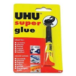 Pegamento UHU Super Glue Instantáneo UHU